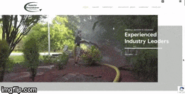 fixed header landscape website gif