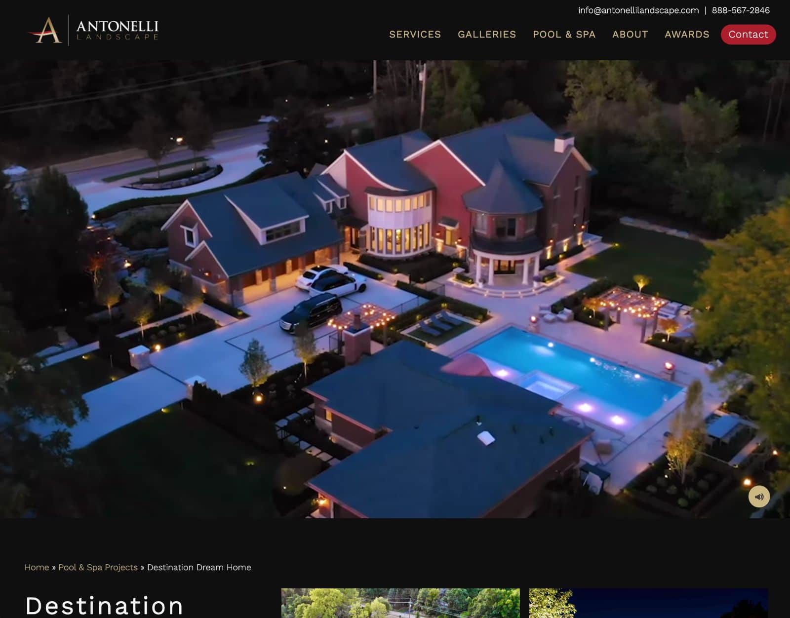 website project screenshot