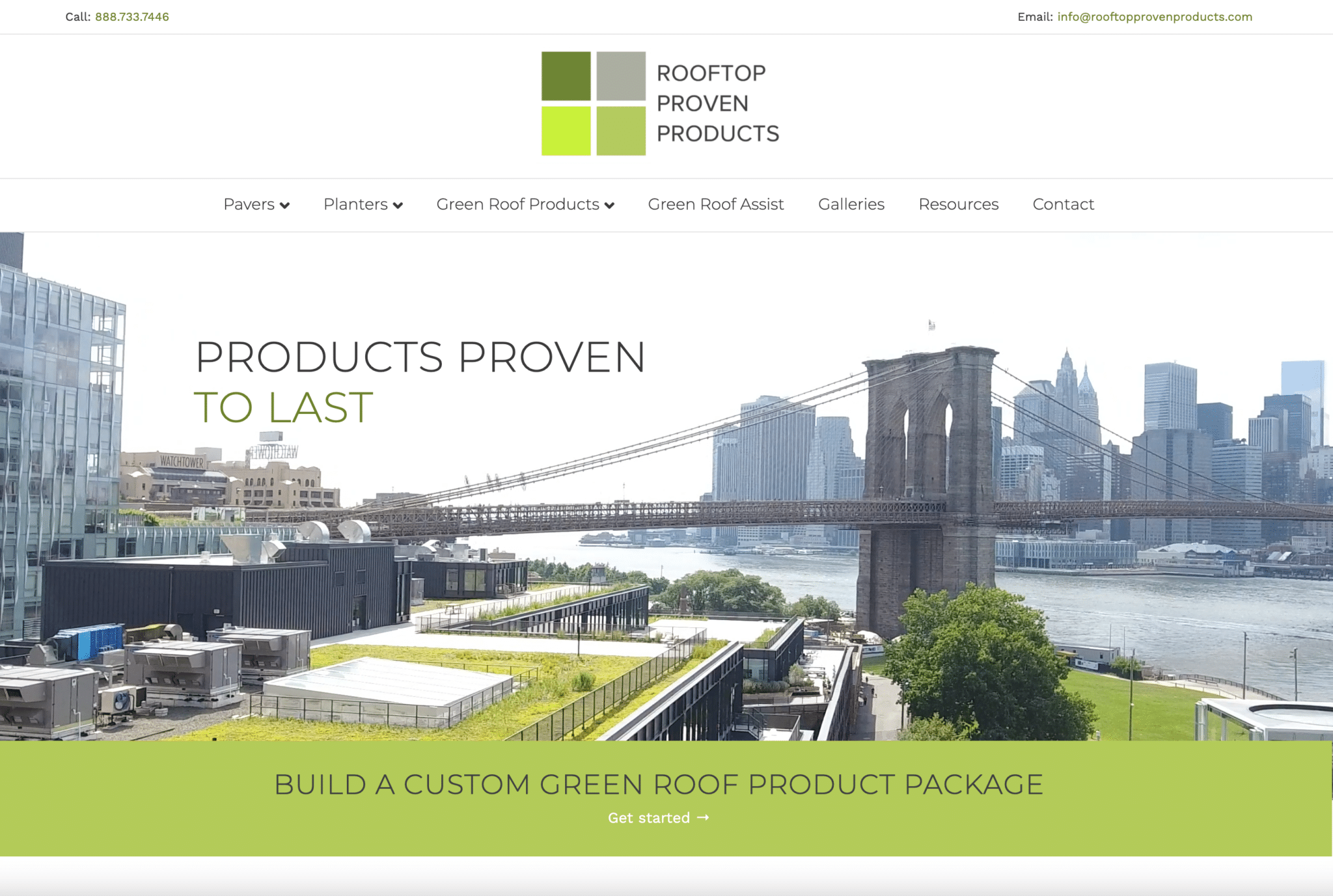 rooftop proven products website