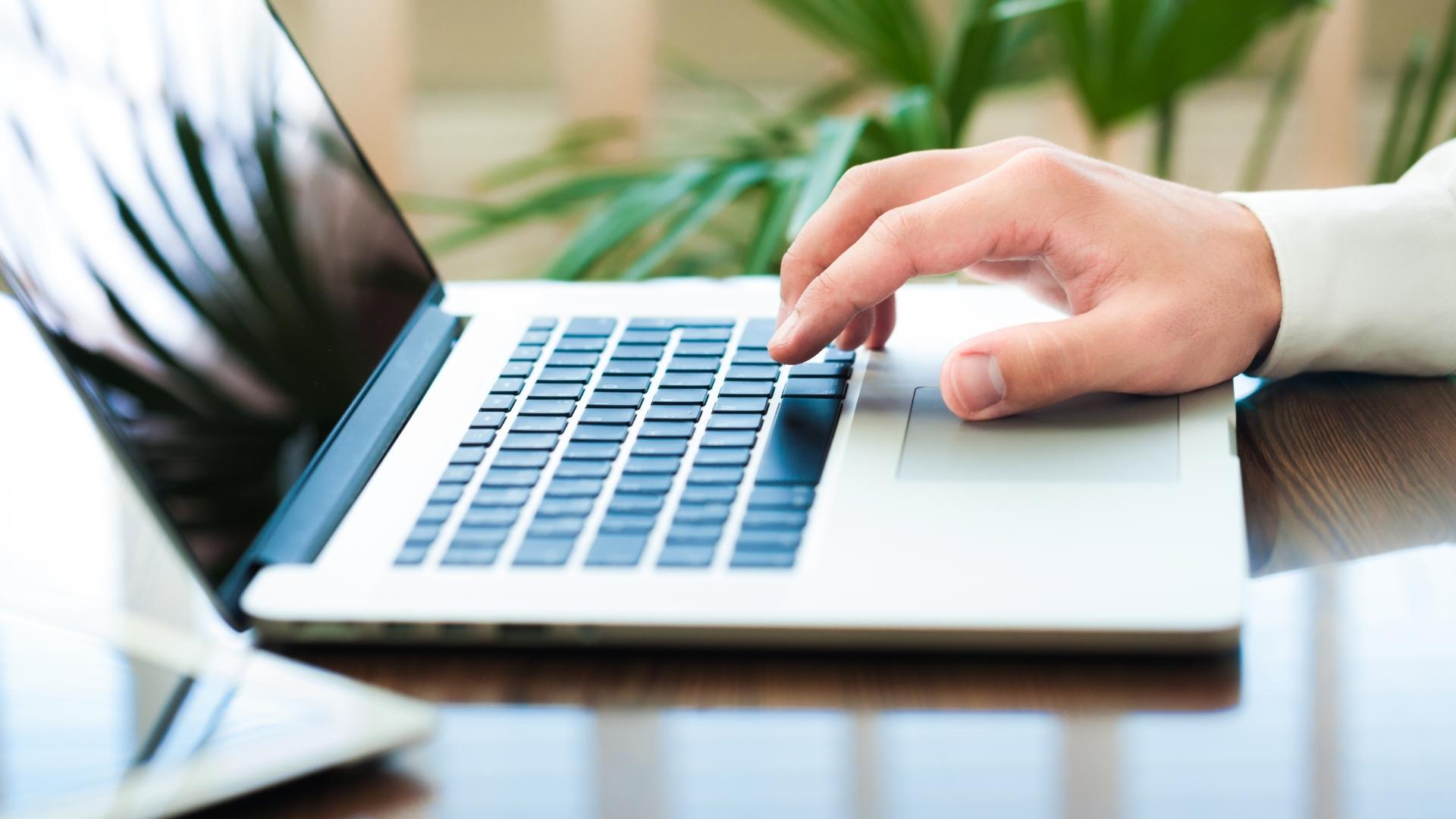 person using a computer