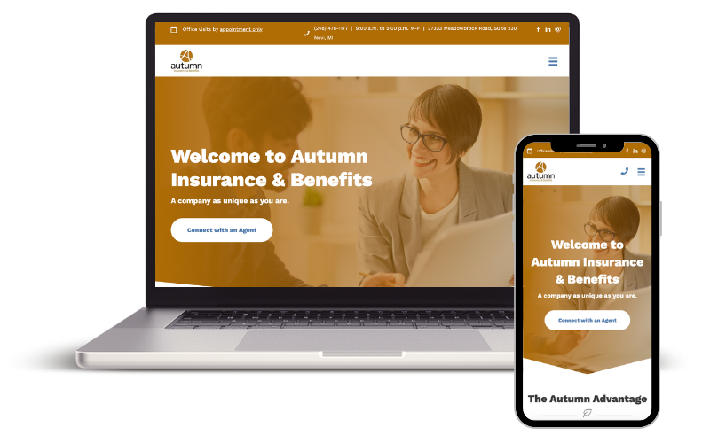 Autumn Insurance website