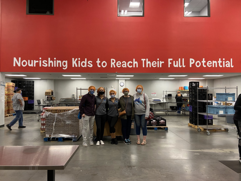 The Avalanche Team volunteering at Kids Food Basket 2021
