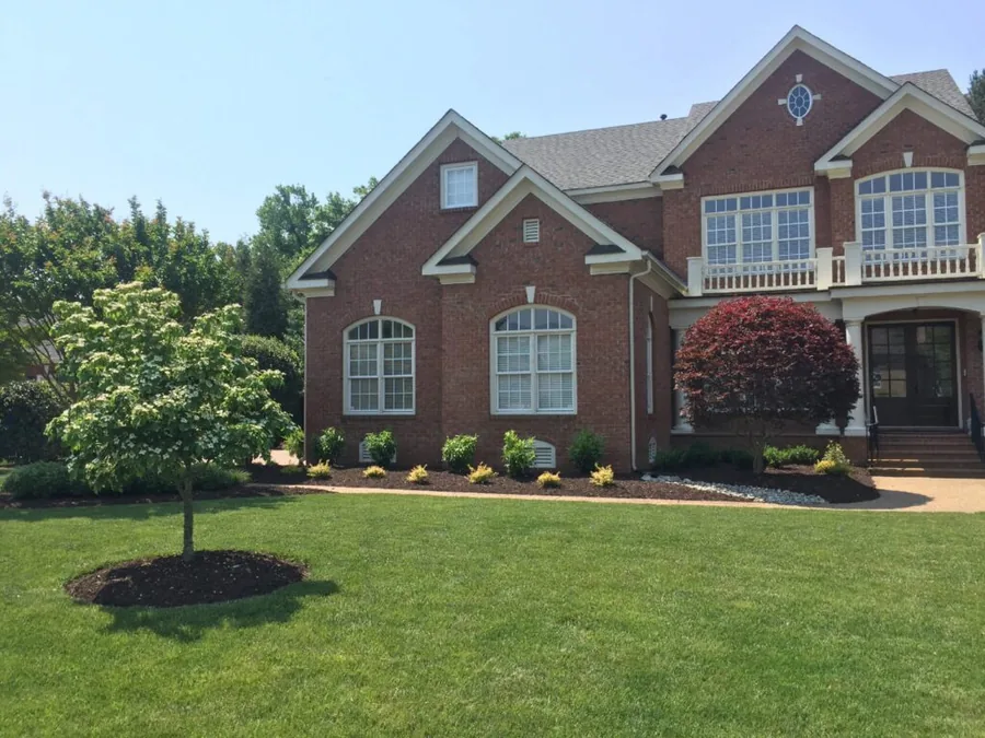 Green Side Up Landscaping front-yard planting and lawn installation