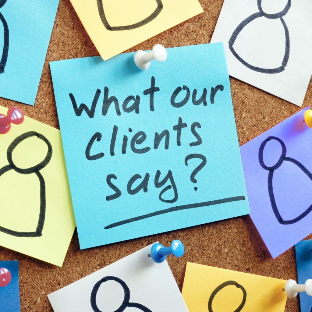 Social Proof/Client Testimonials Social Proof/Client Testimonials