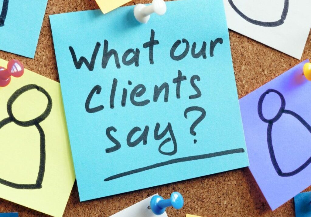 Social Proof/Client Testimonials